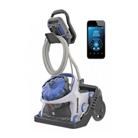 Hayward AquaVac 650 avec Chariot et Bluetooth - Robot Nettoyeur pour Piscine Creusée