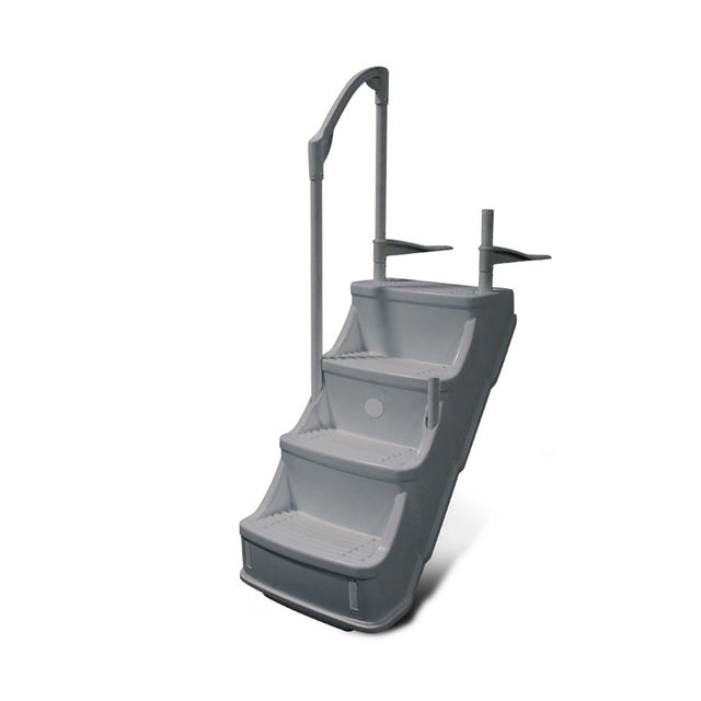 Olympic ACM-123 à 1 Rampe - Escalier Ajustable pour Piscine Hors Terre