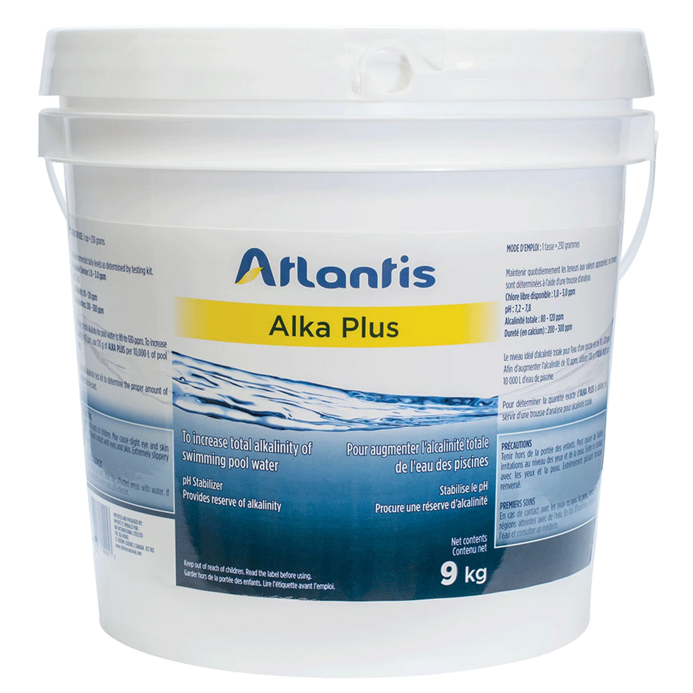 Atlantis ALKA PLUS 9 KG - Augmentateur d’Alcalinité pour Piscine