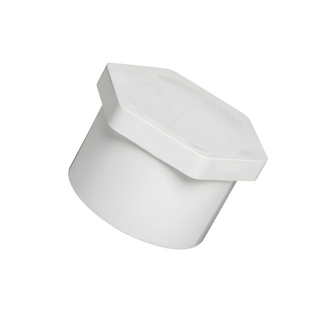 Bouchon (Collé Mâle) - PVC Schedule 40 Blanc