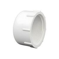 Bouchon (Vissé Femelle) - PVC Schedule 40 Blanc