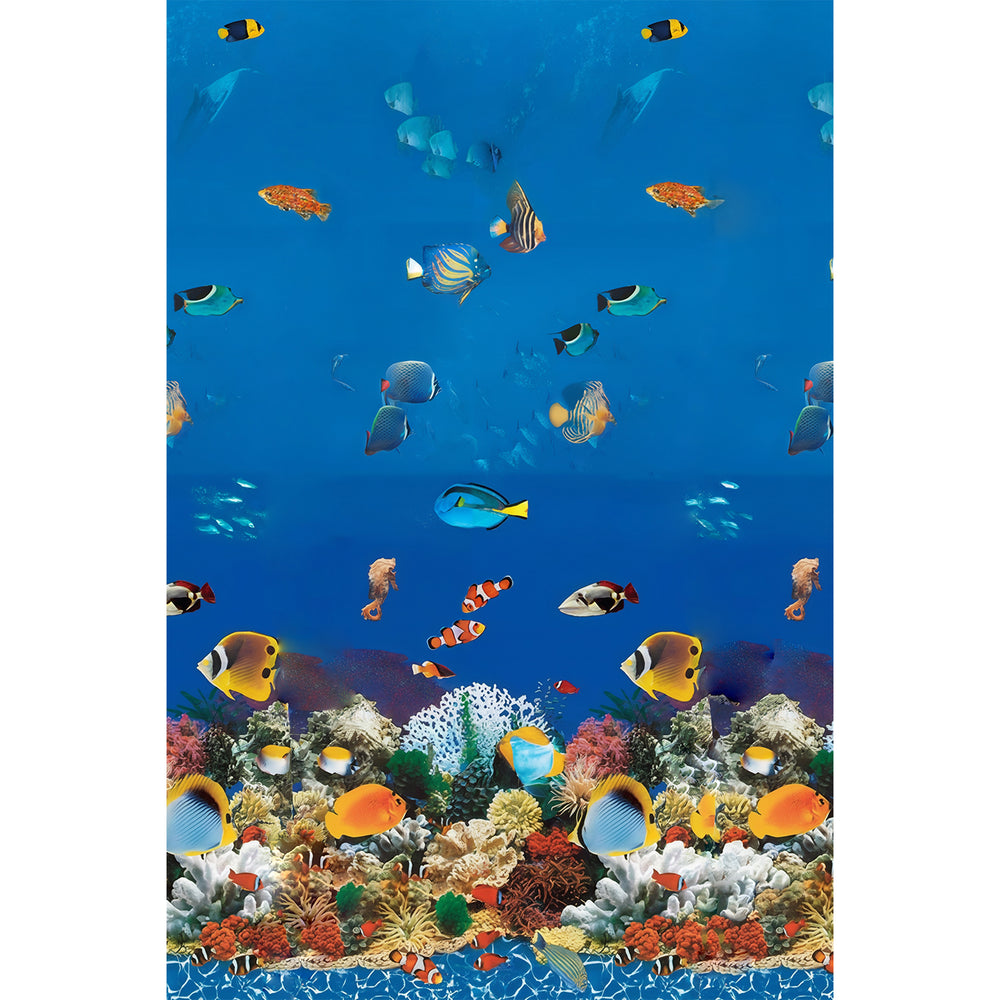 Caribbean Accrochée 18' Ronde & Mur 52'' - Toile de Piscine Hors Terre