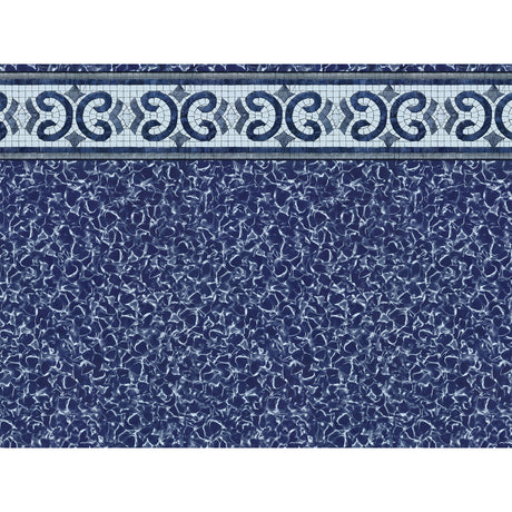 Oxford Accrochée 8' Ronde & Mur 52'' - Toile de Piscine Hors Terre