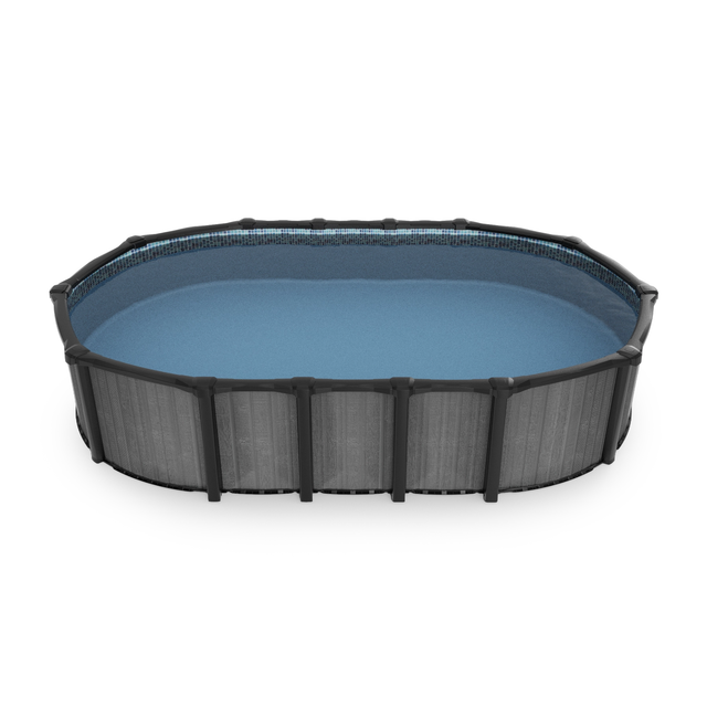 Fieldstone 15'x24' Ovale & Mur 52" - Piscine Hors Terre