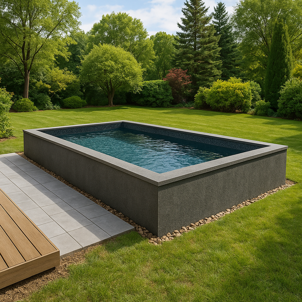 GoPool Modulo™ 12' x 24' avec Toile – Piscine Modulaire Autoportante