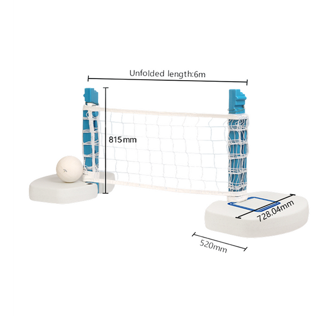 Jouet de piscine 2 en 1 pour le basketball et le volleyball