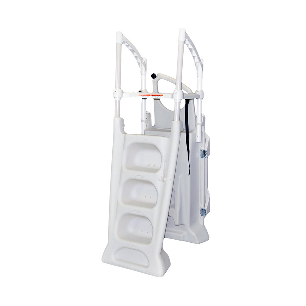 InnovaPlas Ensemble H2O et portière sécuritaire - Échelle pour Piscine Hors Terre