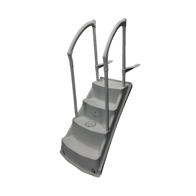 Lumi-O LA ROYALE II à 2 Rampes - Escalier pour Piscine Hors Terre