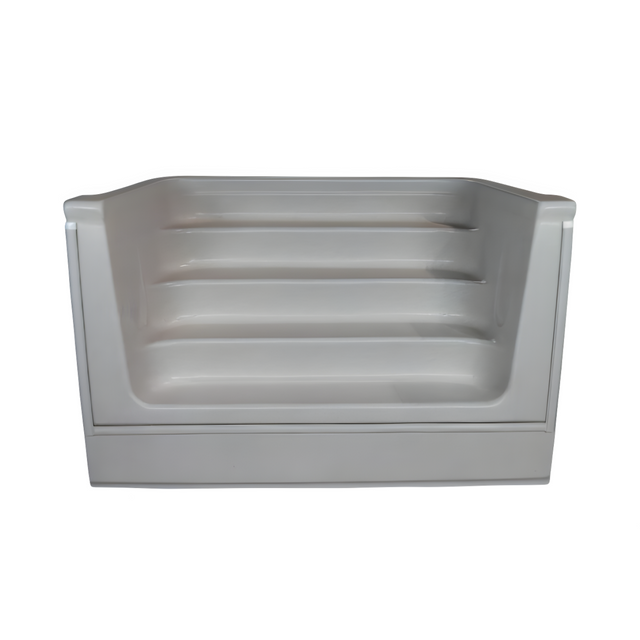 Marche Droite 6' Thermoformée Grise - Marche pour Piscine Creusée