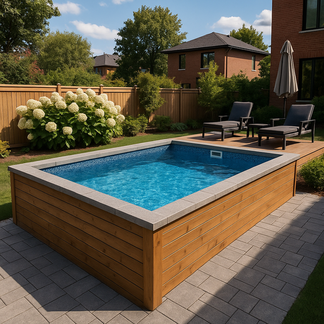 GoPool Modulo™ 10' x 20' avec Toile – Piscine Modulaire Autoportante