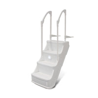 Olympic ACM-123 à 2 Rampes - Escalier Ajustable pour Piscine Hors Terre