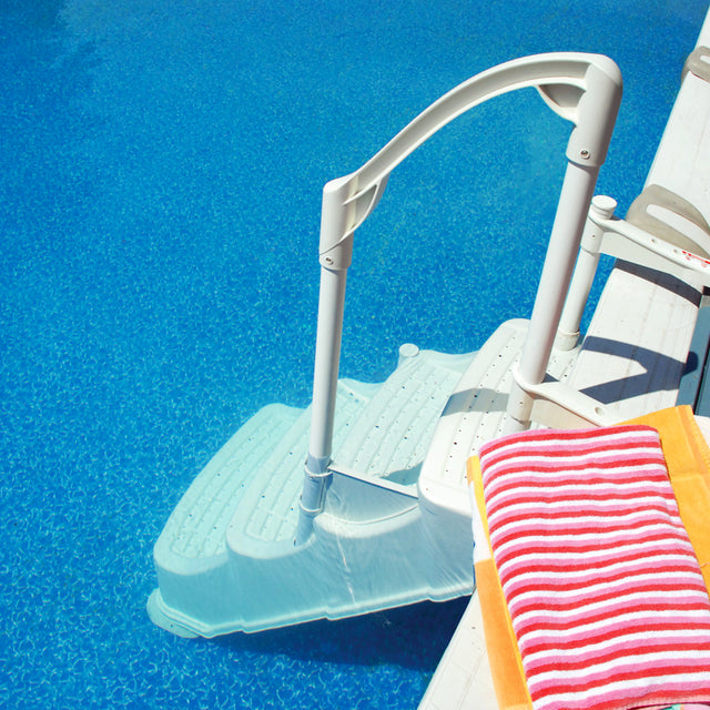 Olympic ACM-123 à 1 Rampe - Escalier Ajustable pour Piscine Hors Terre