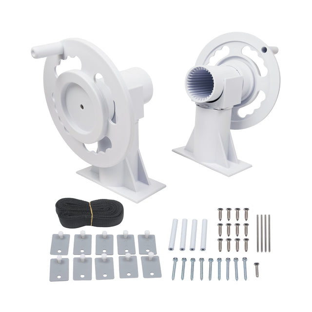 GoPool SCR1  - Enrouleur de Toile Solaire pour Piscine Hors Terre (TUBE VENDU SÉPARÉMENT)