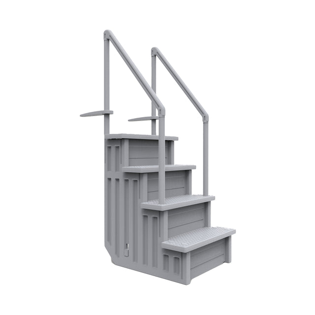 GoPool STP1 - Escalier pour Piscine Hors Terre avec Patio