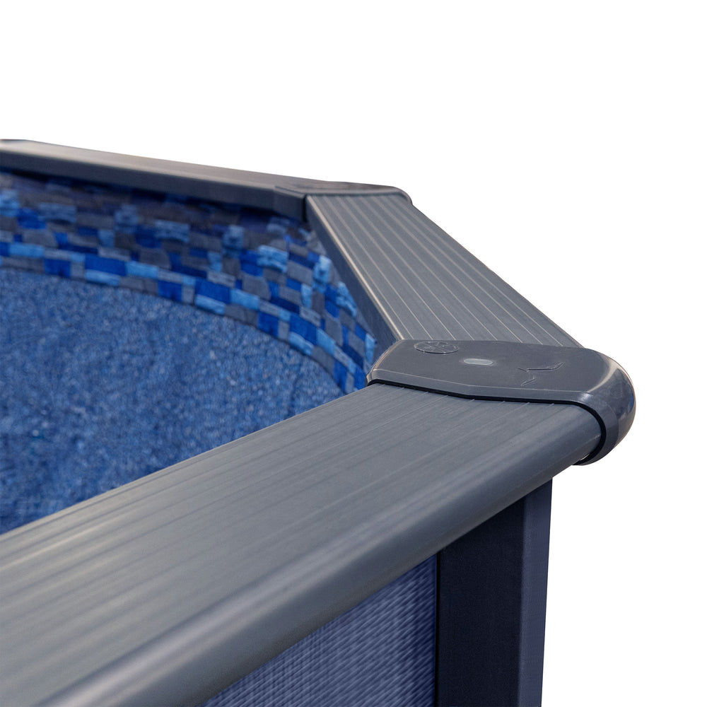 GoPool SKY en résine de 21' Ronde & Mur 52" - Piscine Hors Terre