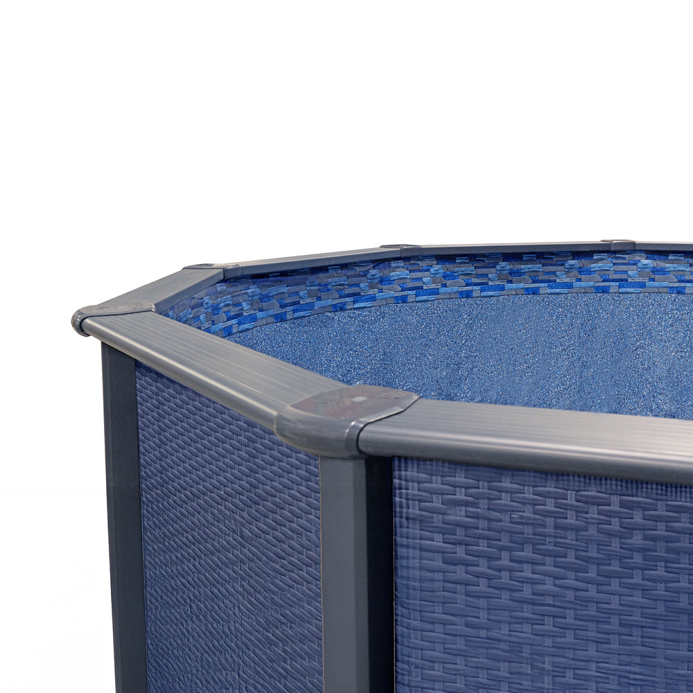 GoPool SKY en résine de 21' Ronde & Mur 52" - Piscine Hors Terre