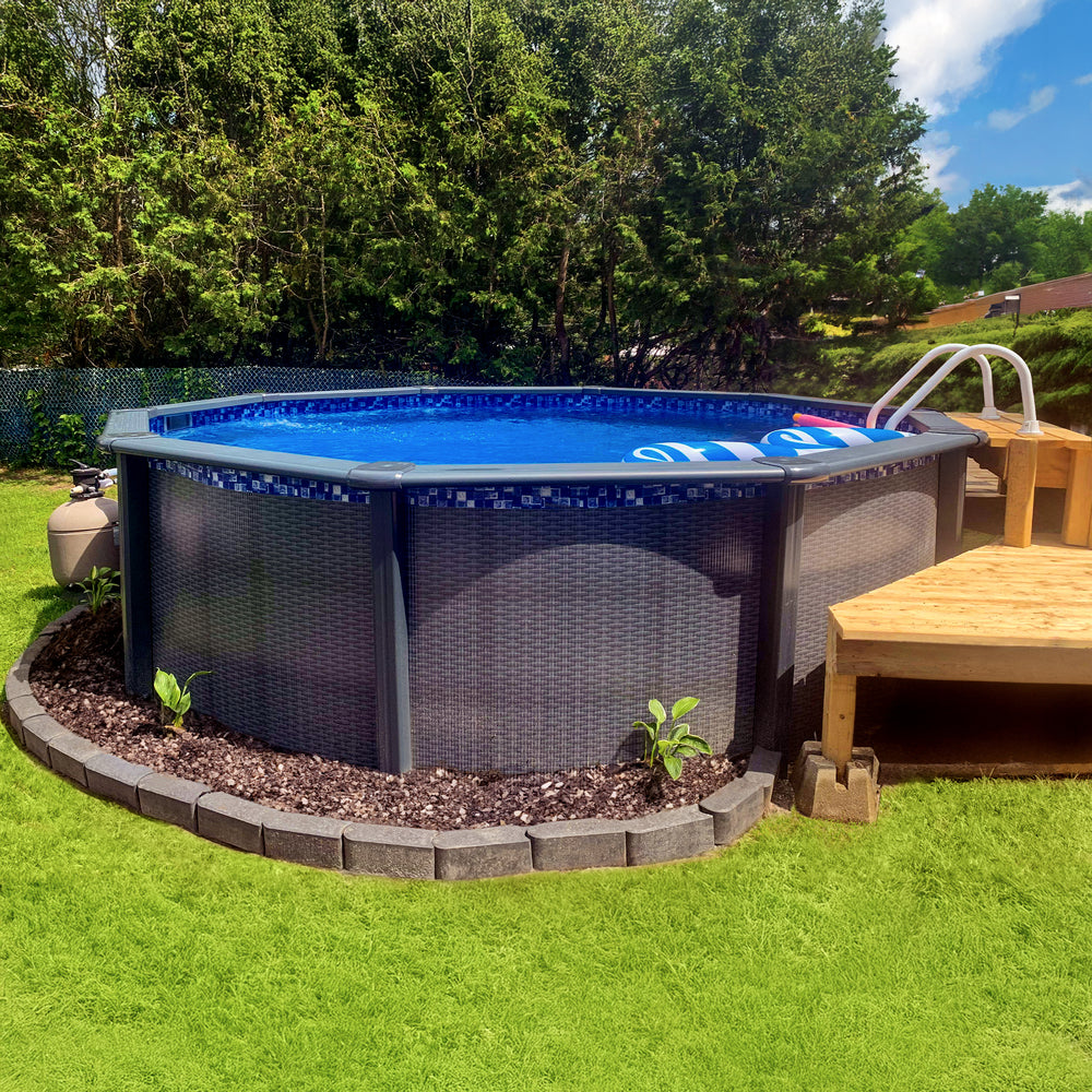 GoPool SKY en résine de 21' Ronde & Mur 52" - Piscine Hors Terre