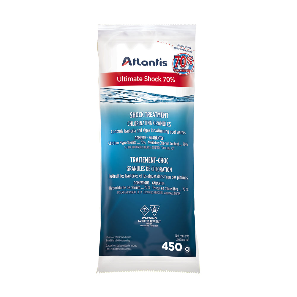 Atlantis ULTIMATE SHOCK 70% - 1.8kg - Traitement Choc avec Chlore