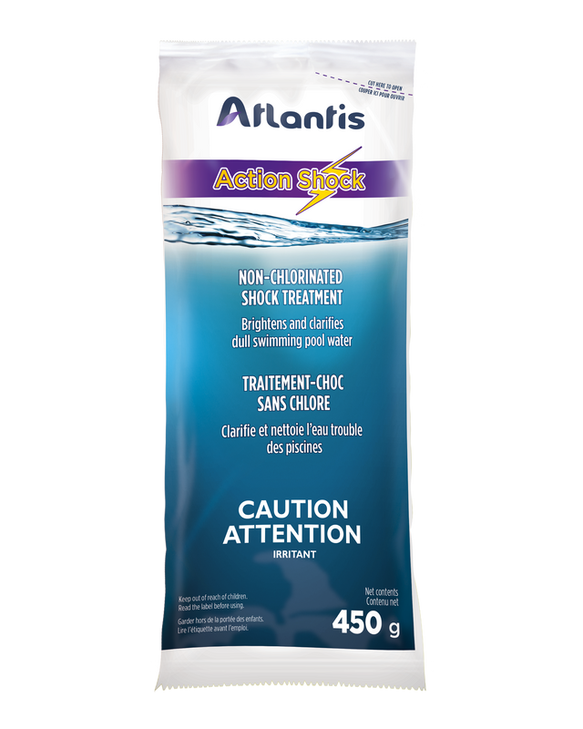 Atlantis ACTION SHOCK 450g - Traitement Choc SANS Chlore