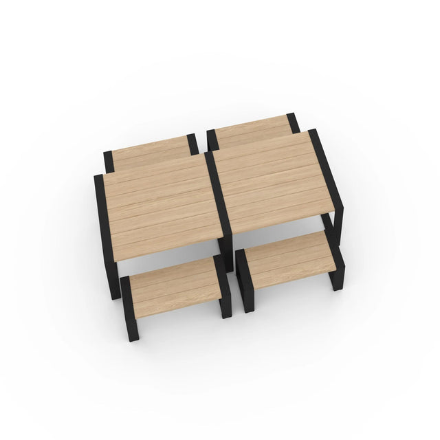 Ensemble de salle à manger d'extérieur 5 pièces Modern Muskoka