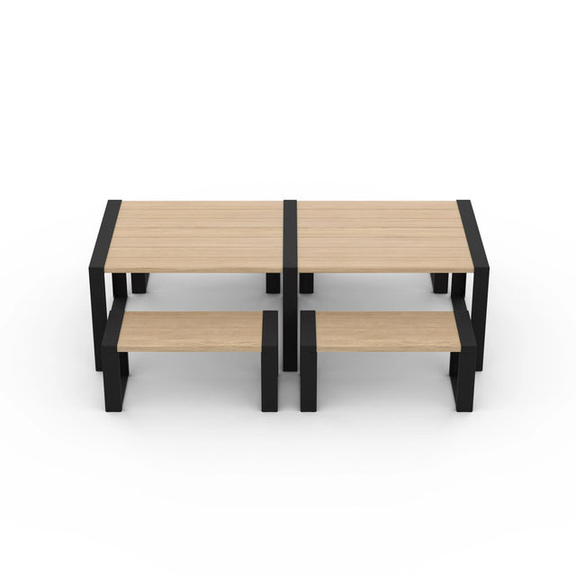 Ensemble de salle à manger d'extérieur 5 pièces Modern Muskoka