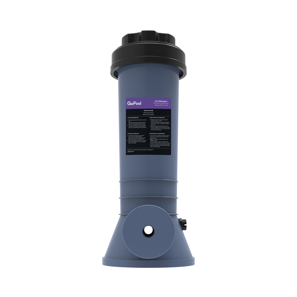 GoPool CL1 4.2LBS Hors Ligne - Chlorinateur Automatique pour Piscine