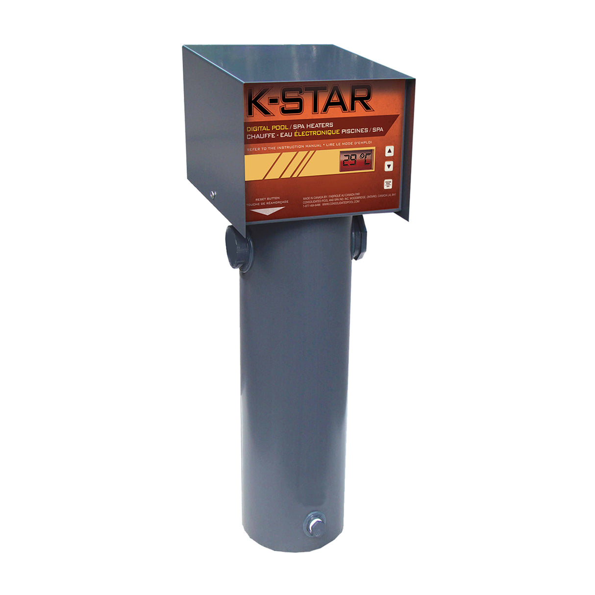 Chauffe-eau électrique K-STAR - Digital avec éléments en titane