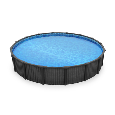 Fieldstone 12' Ronde & Mur 52" - Piscine Hors Terre