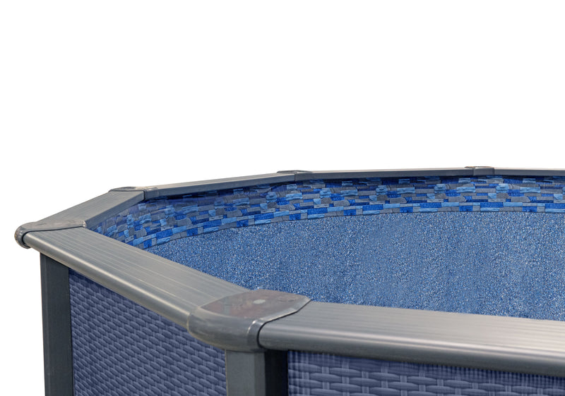 GoPool SKY 12' above-ground resin pool with 52'' wall