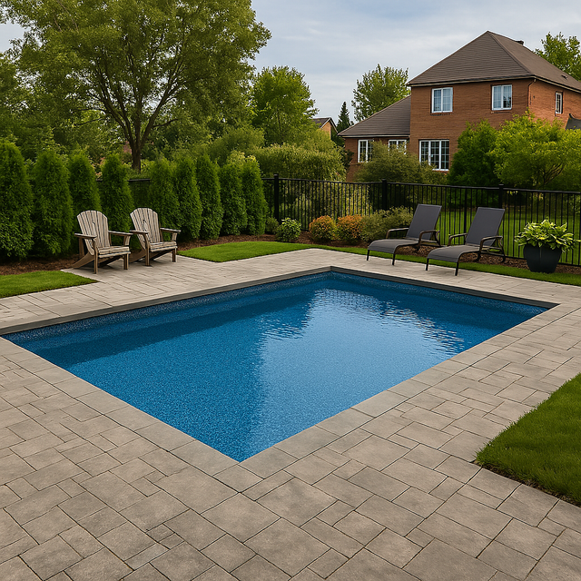 GoPool Solena™ 12' X 24' - Kit de Piscine Creusée avec Panneaux d'Acier