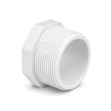 Bouchon (Vissé Mâle) -  PVC Schedule 40 Blanc
