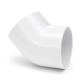 Coude 45° (Collé X Collé) - PVC Schedule 40 Blanc