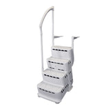Lumi-O Aquarius 25" à 1 Rampe - Escalier pour Piscine Hors Terre