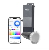 MOOV Mini LED BUNDLE - Lumière (x1), Transformateur & Contrôleur  -  Système d'éclairage pour Piscine Creusée