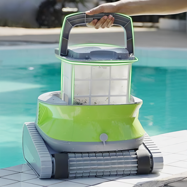 Poolmate DTB Sans Fil  – Robot Nettoyeur pour Piscine Creusée