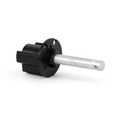 SCR3 Adaptateur en plastique avec axe en aluminium (Ø 90 mm, côté roue)