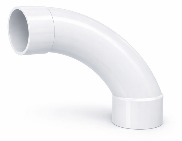 Coude SWEEP 90° (Collé X Collé) - PVC Schedule 40 Blanc