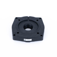 Plaque montage moteur pompe creusée