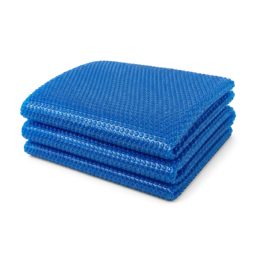 Toile Solaire 7 mil Bleue – 12' x 24' Ovale