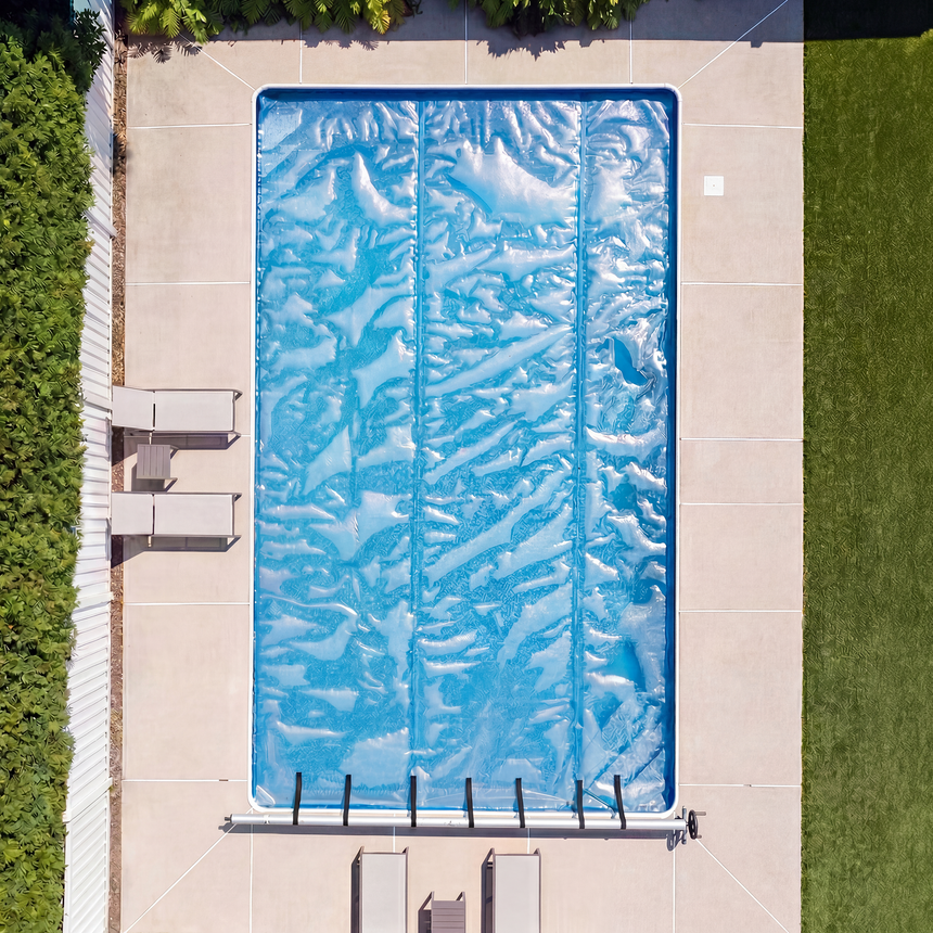 Toile Solaire 11 mil Transparente – 14' x 28' Rectangulaire