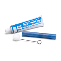 Trousse de réparation pour toile. Tube de colle 1oz.