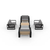 Ensemble de chaises Muskoka modernes 5 pièces