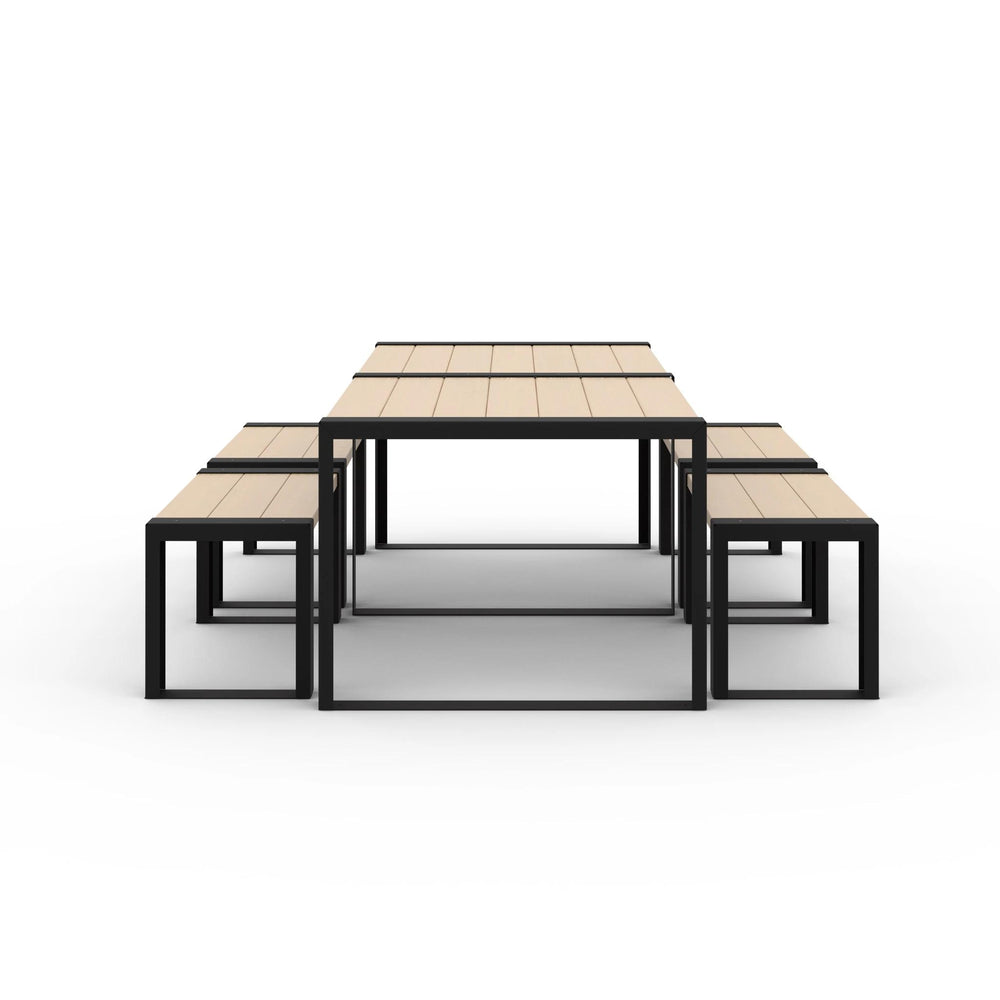 Ensemble de salle à manger d'extérieur 5 pièces Modern Muskoka