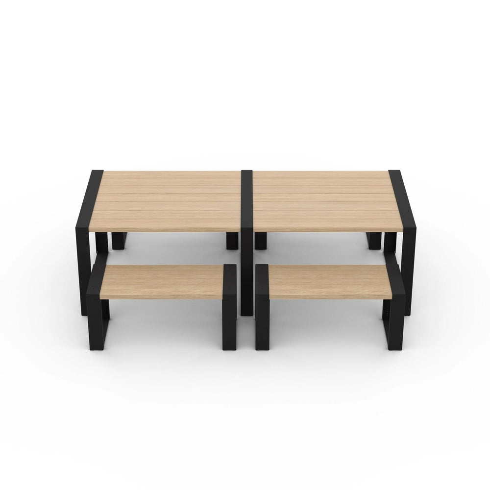 Ensemble de salle à manger d'extérieur 5 pièces Modern Muskoka