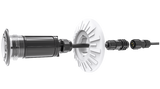 Lumière LED Brilliant Wonders 1.5" avec anneau en plastique blanc 11 C