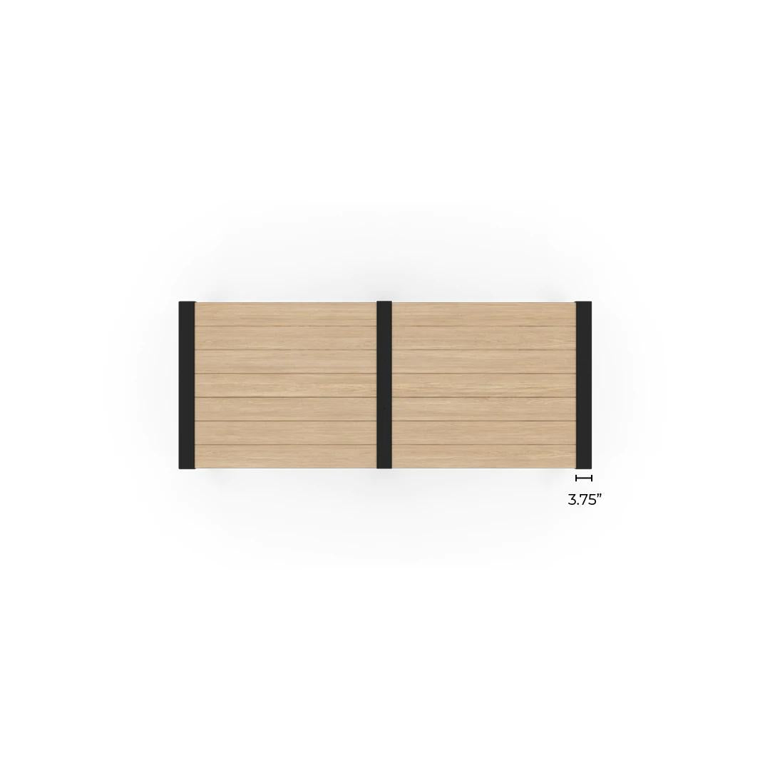 Ensemble de table à manger allongée Muskoka moderne