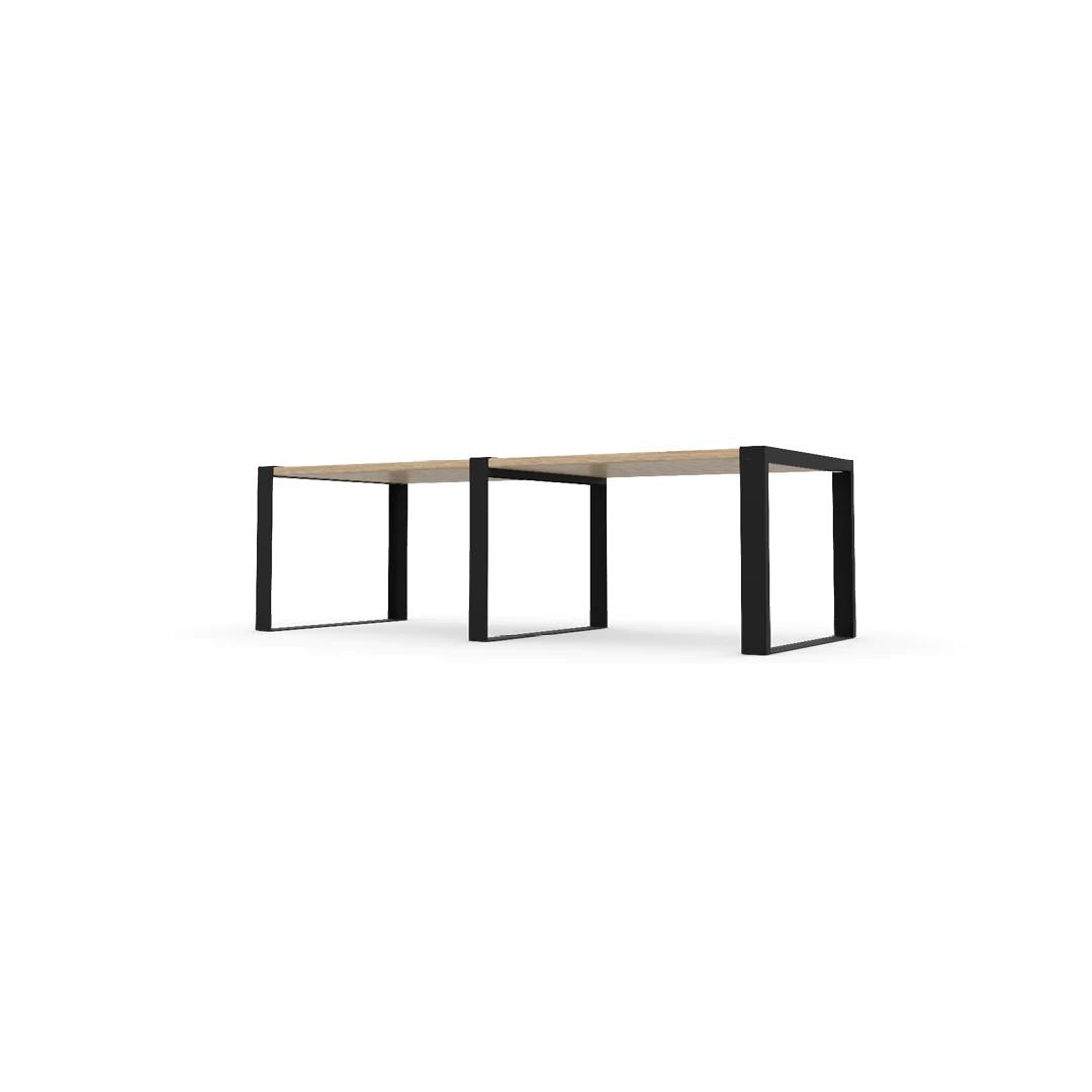 Ensemble de table à manger allongée Muskoka moderne
