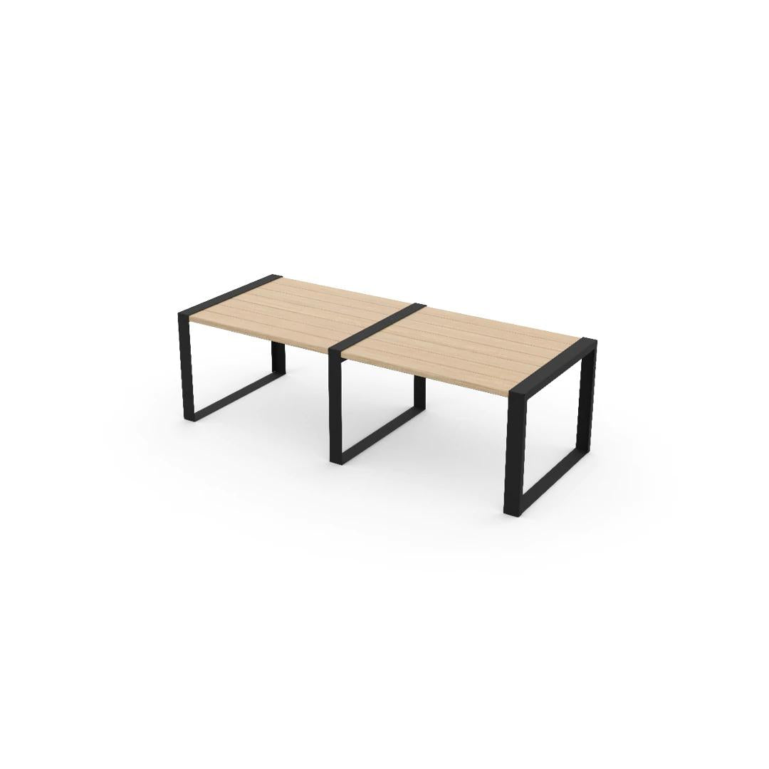 Ensemble de table à manger allongée Muskoka moderne