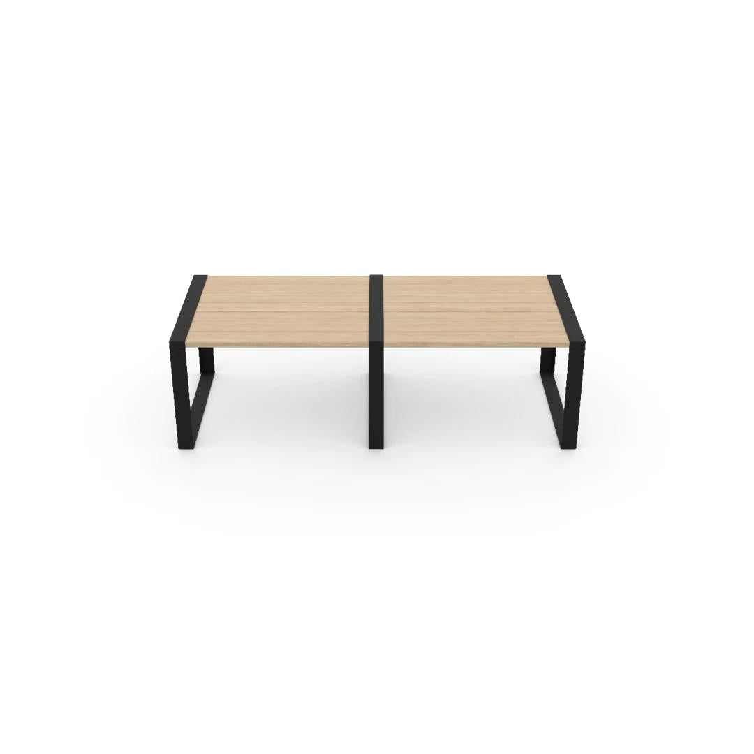 Ensemble de table à manger allongée Muskoka moderne